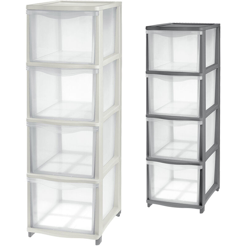 Tontarelli - Commode 'Cover Line' Couleur Transparent/Graphite Tontarelli - Commode 'Cover Line' Couleur Transparent/Graphite