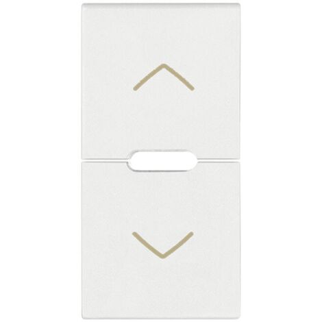 cover mezzi tasti frecce per modulo tapparelle Vimar Arkè 19755.2.b bianco