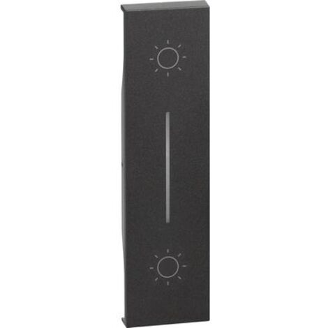 Cover per pulsante non interbloccato Bticino Living Now K4036 Nero KG05L