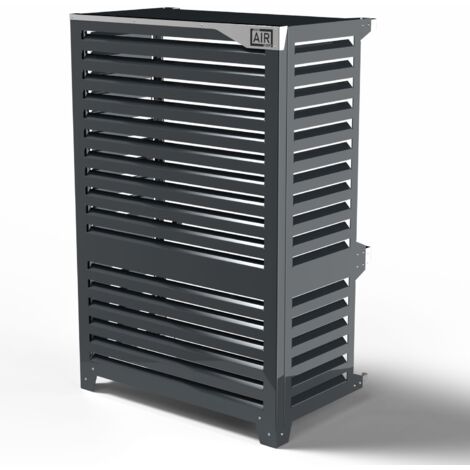 Cover Pompa di Calore 105x65x150 cm installazione a terra vicino la parete Big Blade VL Antracite