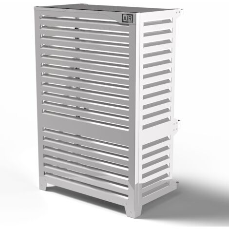 Cover Pompa di Calore 105x65x150 cm installazione a terra vicino la parete Big Blade VL Bianco