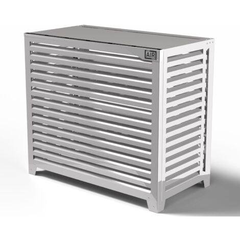 Cover Pompa di Calore 135x74x112 cm a Terra Indipendente Big Blade XXL Bianco