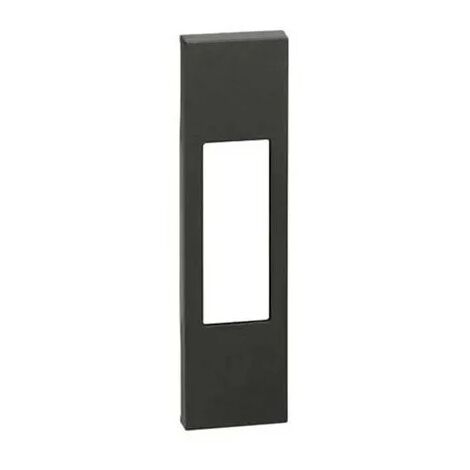 Cover presa compatibile con Bticino Living Now tipo KG02 nero