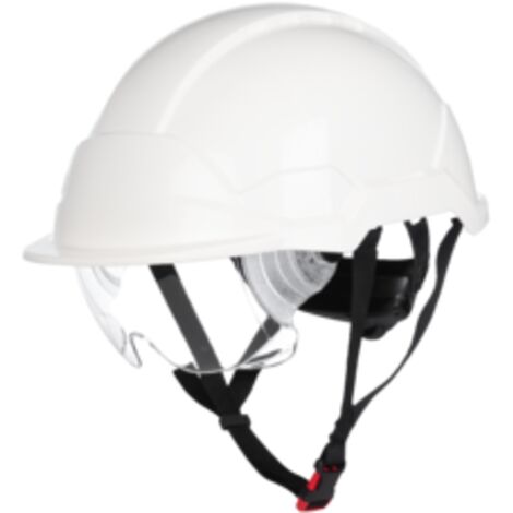 Coverguard – Casque de sécurité avec lunettes intégrées – Norme EPI – Protection optimale tête et visage – Polyéthylène – Poids 450g