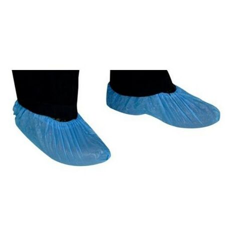 Coverguard - Couvre-chaussures bleu en polyéthylène (Pack de 100) Taille:Unique - Bleu