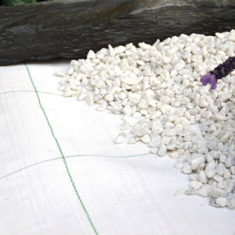 COVERSOL 100% Polypropylen gewebtes Mulchgewebe 90g/m² - 1,25 x 25 m - Weiß Nortene