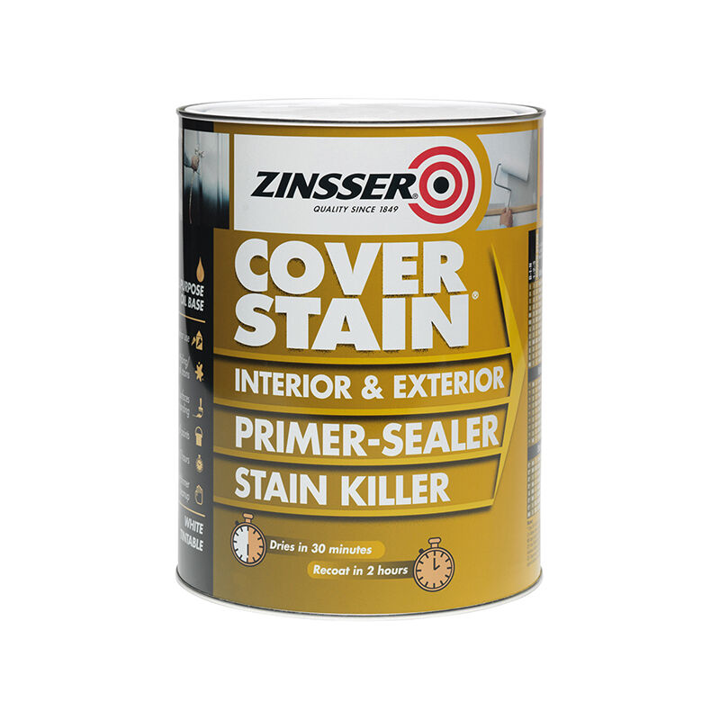 ZN7080001E1 Cover Stain Primer - Sealer 500ml ZINCSP500 - Zinsser