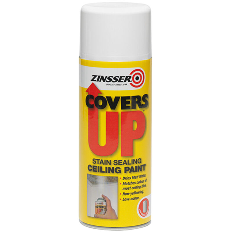 CoversUp Aerosol White 400ml ZINCU400A - Zinsser