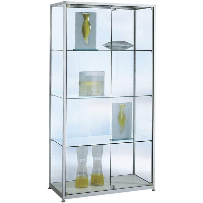 Certeo - frankel kaiserkraft, Vitrine sur pieds, hauteur 2000 mm, 2