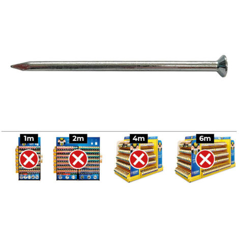 CP Perceuse à clous, 500Un, 2.5X25, Acier galvanisé Celo 92525CPQ