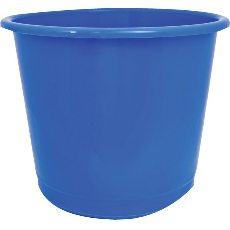 Offis - Plastic Blue Waste Bin - 14 Litre