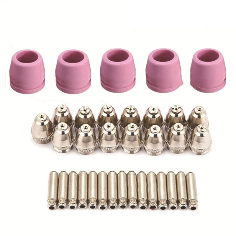Csparkv - cpsarkv Kit d'électrode de buse,AG60 SG55 Plasma Cutter Torche de coupe Consommables Kit de coupelles de buses d'électrode (35pc/set)