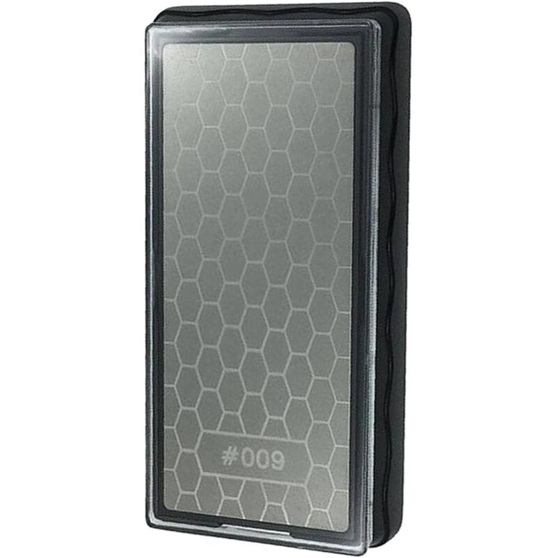 Csparkv - cpsarkv Pierre à aiguiser diamant double face, plaque de surface en nid d'abeille avec base antidérapante pour couteaux à ciseaux, outils