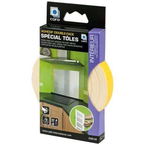 CQFD - Mousse adhesive double face interieur 19 mm x 6 m