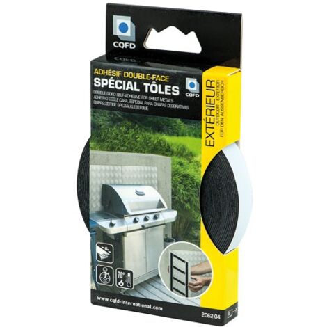 CQFD - Mousse adhésive double face intérieur/extérieur 19 mm x 6