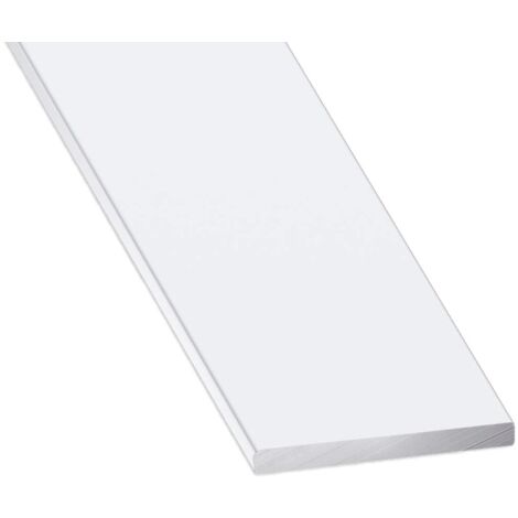 CQFD Piatto in alluminio laccato bianco, 30 x 2-1 m