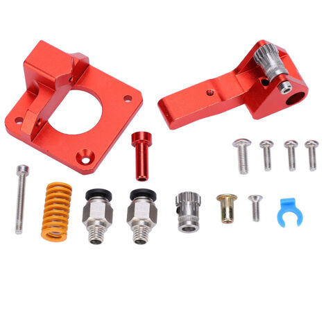 CR-10S 3D-Drucker-Extruder-Kit mit zwei Gleitschienen – 1,75 mm rotes Filament