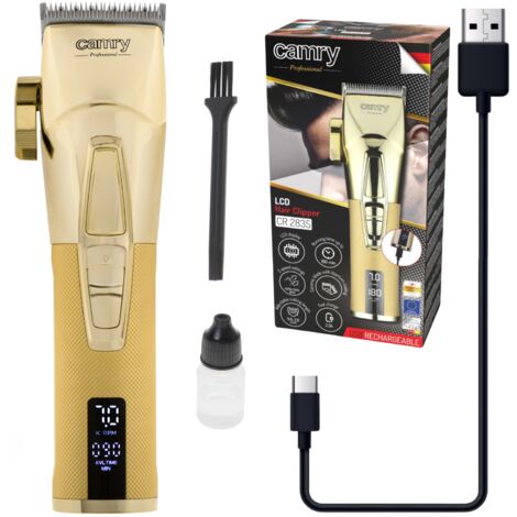 CR 2835 gold Professioneller Haarschneider mit LCD-Display