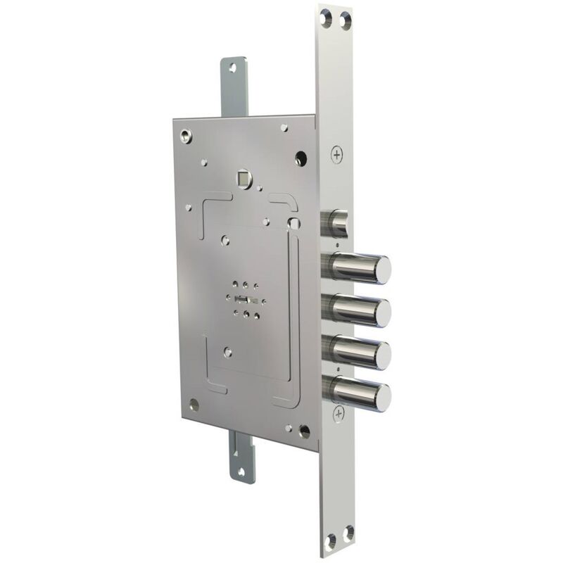 Serratura triplice antifurto a doppia mappa per porte blindate cr art.2650/28 - Salone