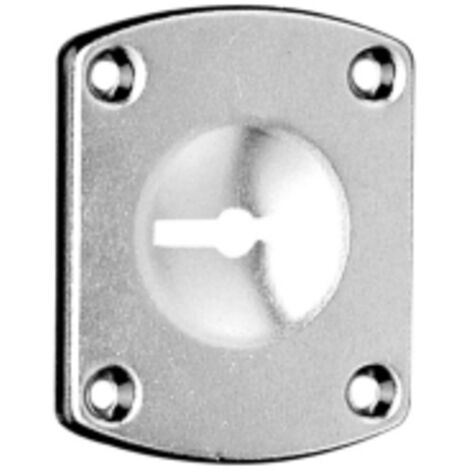 CR art. 31 bocchetta con incavo da 8 mm per serratura di sicurezza cromata bocchette