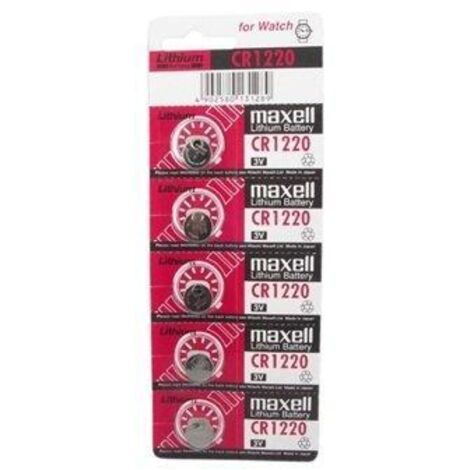 CR1220 PILE BOUTON metal