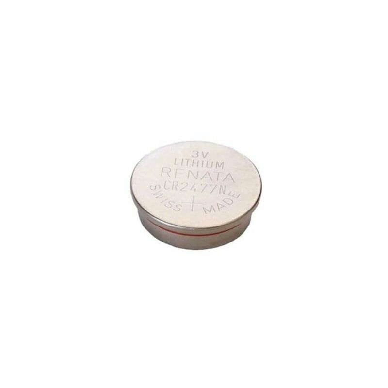 

Pila Litio CR2477N 3Vdc 950mA Medidas 24,5x7,7mm - Renata