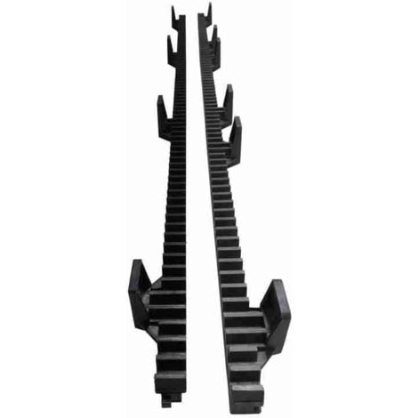 CR4N4 Cremagliera Nera 1000 MM 100 CM Per Cancello Scorrevole Modulo 4 DITEC ENTREMATIC CR4N4