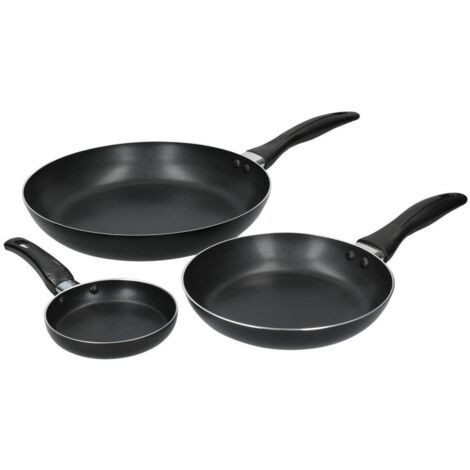 Craft Antihaft-Aluminium-Pfannen-Set Silber 12-28 cm