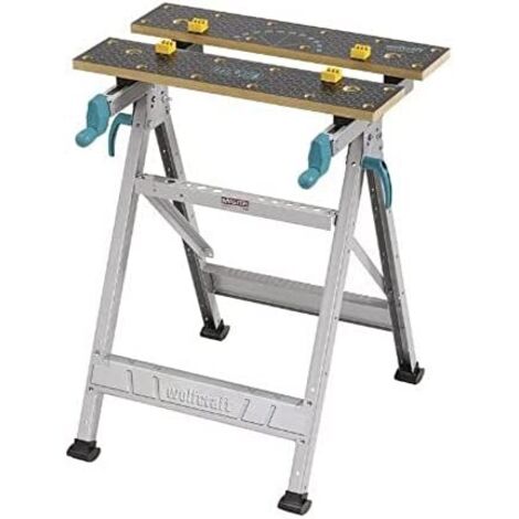 Craft Master 200 banco da lavoro pieghevole nero e alluminio robusto