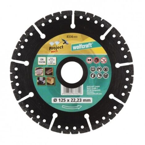 Craft Pro Disco de corte de diamante múltiple 125 mm