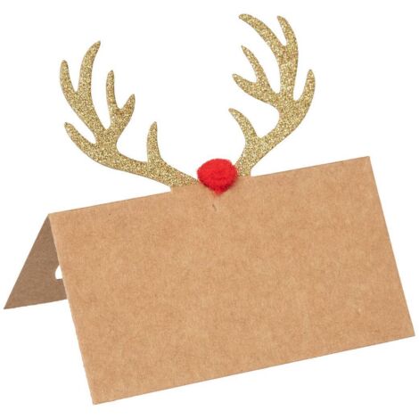 Craft Reindeer Table Rider x 8 - Feeric lights & christmas