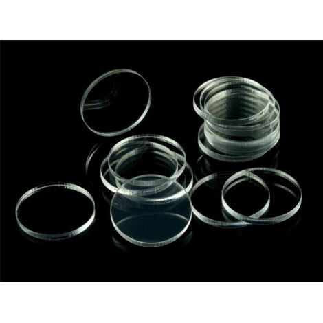 Crafters - 30 mm Figurensockel, 15 Stück, Acryl