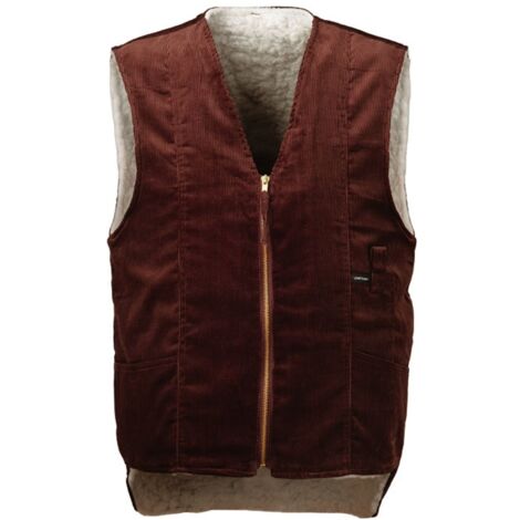 CRAFTLAND protection Cordweste, Webfell, Gr. L, braun