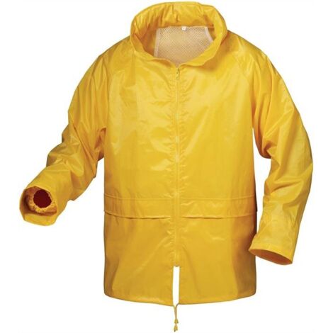 Veste de pluie Nylon/Vinyl, Taille 3XL, jaune