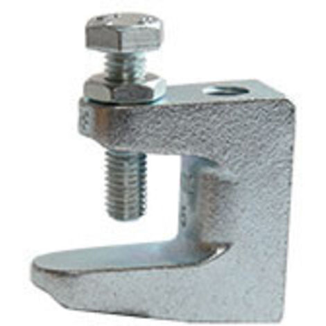 Crampon serre-joint à vis M10 avec trou lisse D11mm NATHER 550291