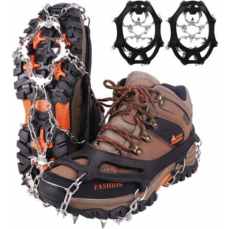 Chaussures de randonnée en plein air coordonnantes, 5 dents, pince à glace,  botte, pointes, JOCrampons, couverture, chaussures d'escalade, fantastique  - AliExpress