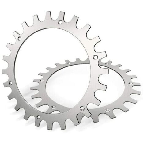 Crampons En Acier Inoxydable De Qualité Supérieure Pour Tondeuse À Gazon Worx Landroid Modèle S/M Épaisseur 2mm, Amélioration De La Traction - Ébavurage Poli - Diamètre De La Roue : 205 Mm