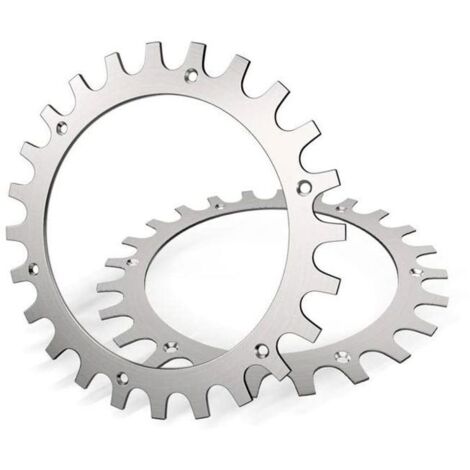 Crampons en acier inoxydable premium pour tondeuse Worx Landroid modèle SM, épaisseur 2 mm, diamètre 205 mm.
