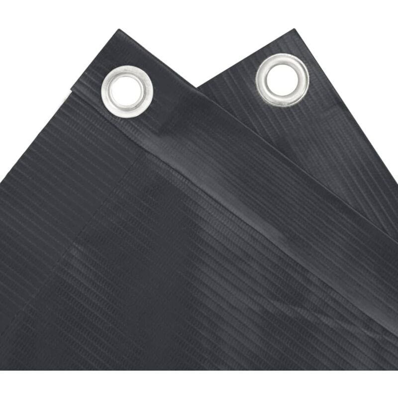 Doc&et² - inlife Écran de balcon en tissu Oxford anthracite de 75x600 cm