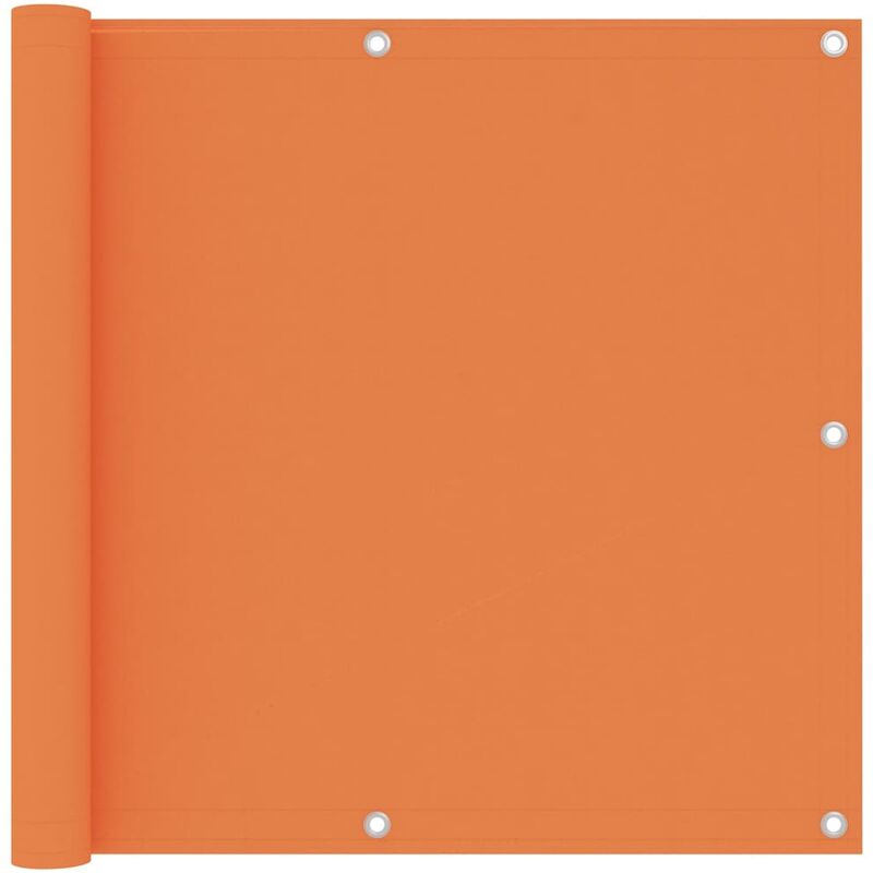 Cran de balcon Orange 90x400 cm Tissu Oxford - Orange