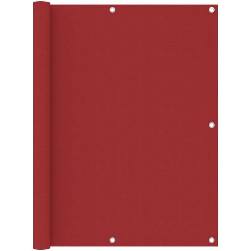Doc&et² - cran de balcon Rouge 120x300 cm Tissu Oxford - Rouge
