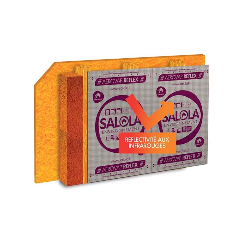 Salola - cran pare-vapeur réfléchissant Aerovap Reflex, largeur 3 m, longueur 50 m