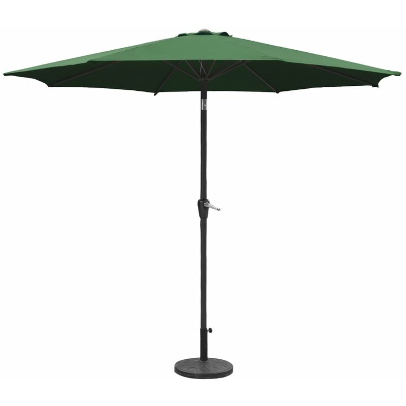 Crank & Tilt Parasol 2.7 Metre - Green