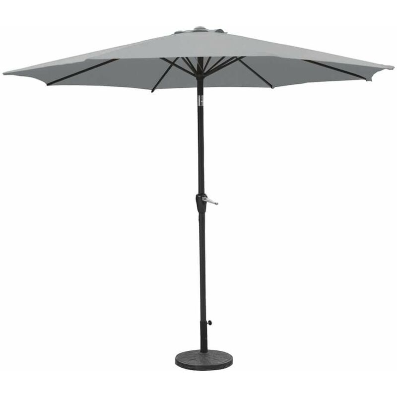 Crank & Tilt Parasol 2.7 Metre - Grey