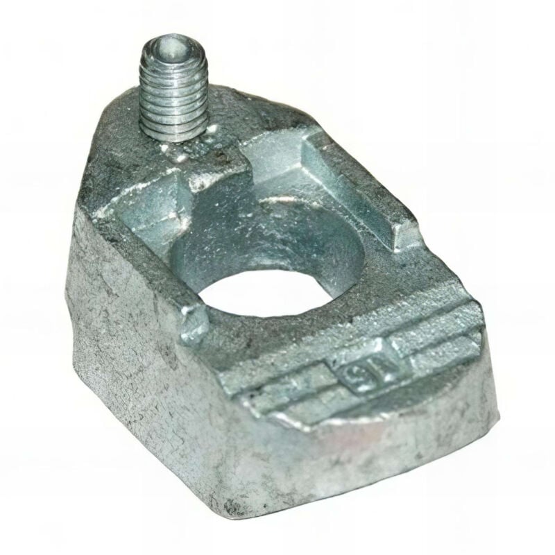 Fixtout - Crapaud de fixation réglable évidé M12 - Galvanisé - BE1G12