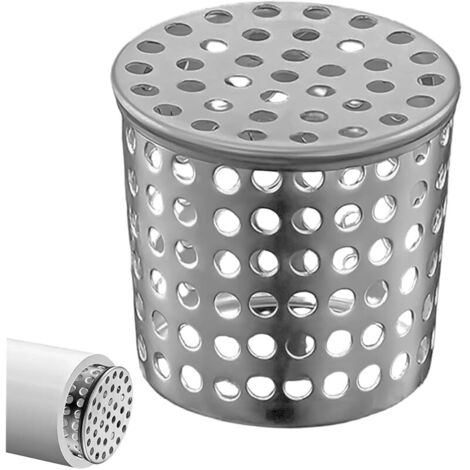 Crapaudine de Gouttière en Acier Inoxydable 304, Filtre Conique 50-63 mm avec Trous 5 mm, Grille Anti-Feuilles pour Gouttière pour Jardin, Cour, Garage