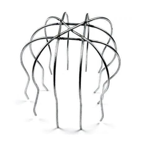 Crapaudine en acier galvanisé, extensible de 80 à 100 mm