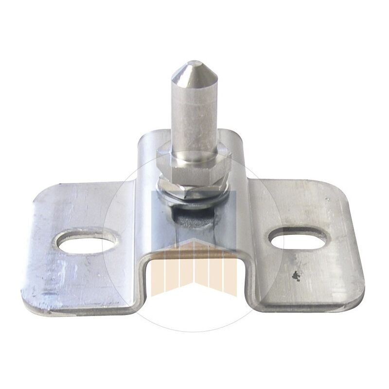 Crapaudine réglable à visser en Inox Diamètre de l'axe (mm): Diamètre de l'axe (mm) : 12 - Portac