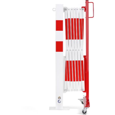 CrashStop, Potelet avec barrière extensible, tube carré 70 x 70