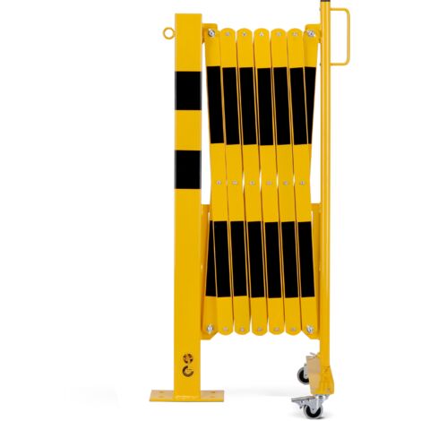 CrashStop, Potelet avec barrière extensible, tube carré 70 x 70